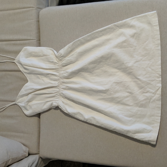 J. Crew | Ivory Linen-Viscose Blend Dress | XXS - Picture 1 of 8